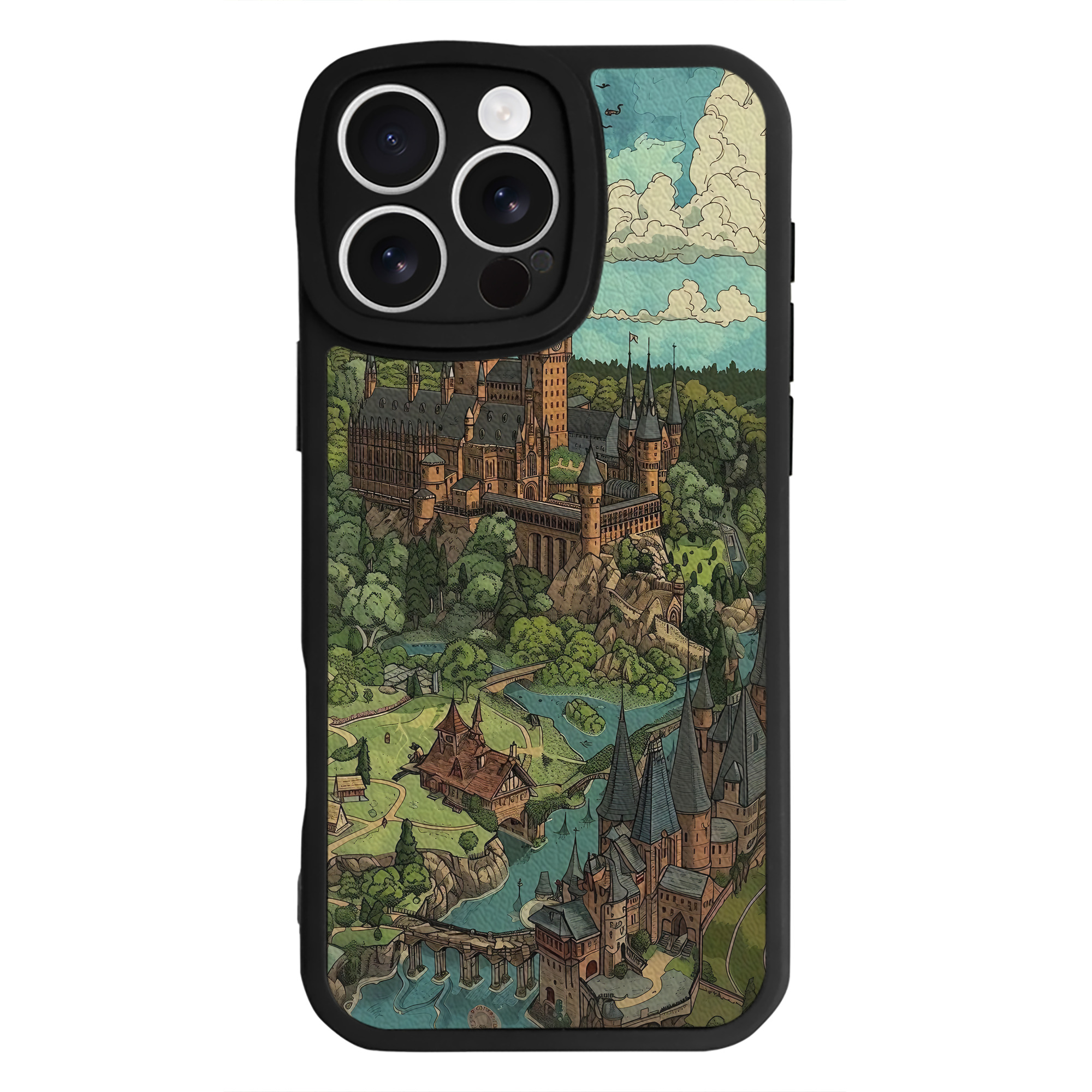 （画像用） Harry Potter ハリー・ポッターシリーズ 【iPhone 16シリーズ対応】シリコンスマホケース（レザー調） 材質：シリコン